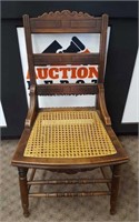 Vintage Chair w/ Woven Seat