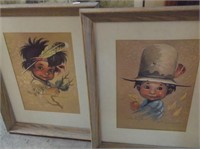 2 FRAMED MONTEAGUE INDIAN PRINTS