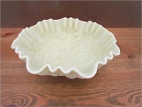 Opaque fluted bowl