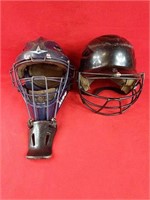 Two Child's Sports Helmets