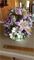 Ceramic Flower Display - Made in Italy