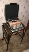 Older Royal Typewriter With Stand