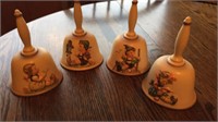 4 Goebel (Hummel) Bells - 1980