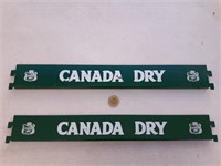2 barre d'affichage Dry Canada, vert en metal