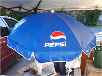 parasol de plage de Pepsi fait de vinyle, facile