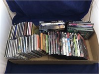 Collection of CDs, DVDs, & PS2 Games