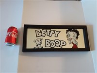 Betty Boop miroir 18" x 7 1/2"
