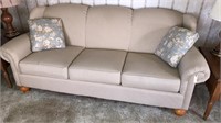 Country Style Sofa W/2 Pillows.