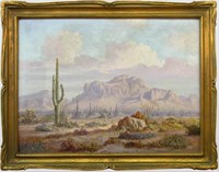 Frank Chilton 18x24 O/C Desert Landscape