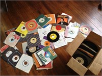 Lot of 130 45 records