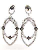 NEW Armenta Sterling Diamond Earrings