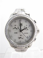 Lady's Tag Heuer Link Diamond Chronograph Watch