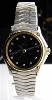 Lady's 18K, Stainless Ebel Wave Wristwatch