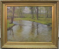 Adolph Robert Shulz 24x30 O/C Creek Reflections