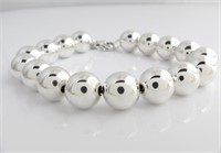 Tiffany & Co. Sterling Silver Ball Bracelet