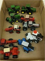 10x Assorted 1/64 4wd Tractors