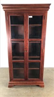 Tall glass door China cabinet