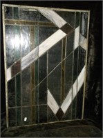 ANTIQUE STAINED GLASS SLAG GLASS