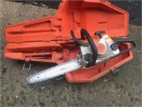 Stihl MS180C Chain Saw in Case