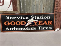 Goodyear Automobile Tires porcelain sign