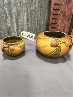 Roseville 632-3" vase, 278-4 vase