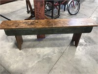 Wood bench--49 inches long