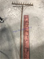 Wood rake, 75" long