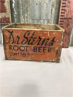 Dr. Sterns Root Beer crate