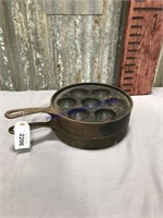 (2) No. 32 Griswold Aebleskiver cast iron pans