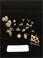 Lot 18 Jewelry Earring Pendant Miscellaneous