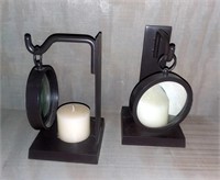Candle Holders; Magnifying Glasses