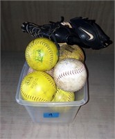 Balls and Glove