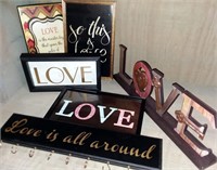 6 Love Themed Decor Items