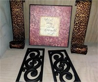 Wall Decor; Wall Candle Holders
