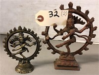 Pair of Shiva Statues