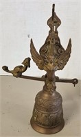Early Catholic Brass Wall Mount Bell