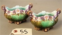 Matching Pair of Majolica Dishes