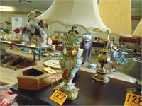 Vintage/Antique Hand Painted Porcelin Lamp