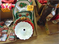 Holiday Trays and Bundt Pan