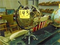 Brass Globe 10 x 19