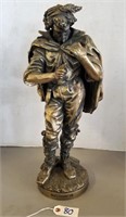"Moissonneur" Brass Statue