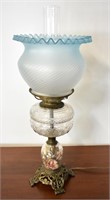 VICTORIAN KEROSENE TABLE LAMP