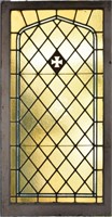 LEADED STAINED GLASS CHURCH WINDOW