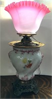 VICTORIAN KEROSENE TABLE LAMP