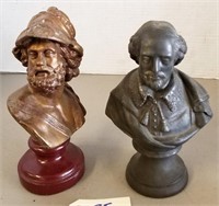 Pair of Head Bust Statues