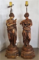 Pair of Statue Lamps
