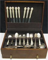 Rogers & Bro., Hussman Mixed Silver Plate Flatware