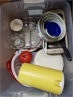 Clear Tote Kitchen Lot