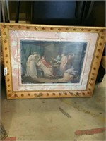 Print Renaissance Emperor being tended to