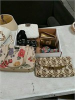Box of designer handbags Kate Spade excetera